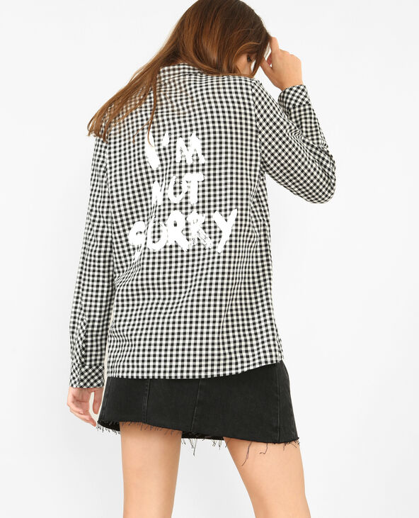 Chemise à message blanc - Pimkie