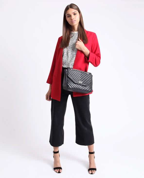 Blazer à manches 3/4 bordeaux - Pimkie