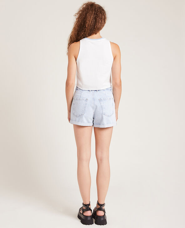 Cropped top bleu turquoise - Pimkie