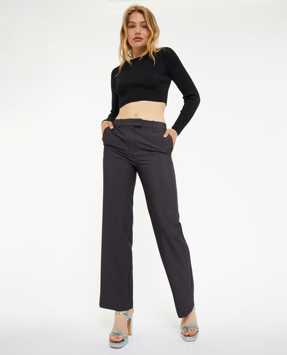 Pantalon de costume droit gris clair - Pimkie