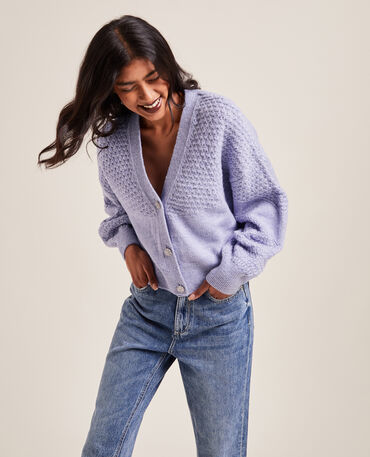 Morning Industrialize sleep Cardigan, Gilet Femme : Long, Noir, Grosse Maille, Blanc, Court | Pimkie