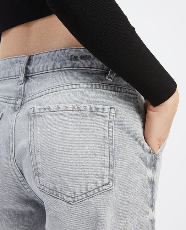 Jean baggy taille basse gris - Pimkie
