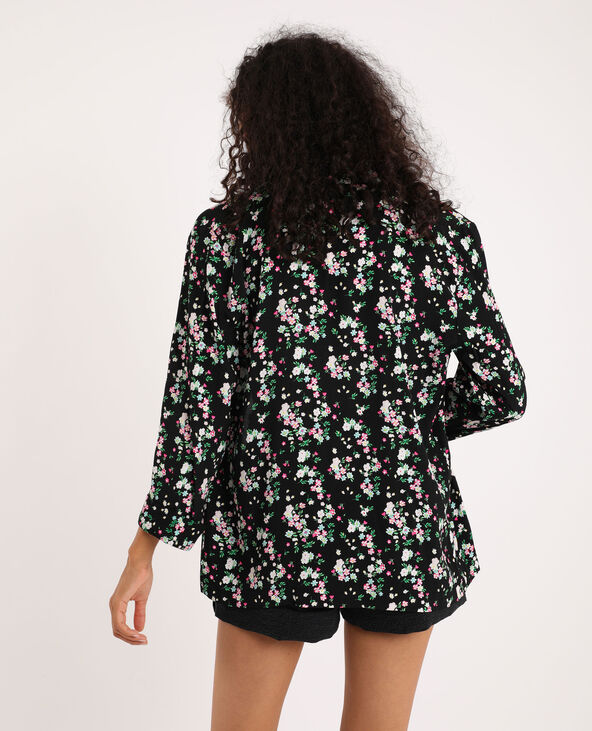 Veste fluide fleurie