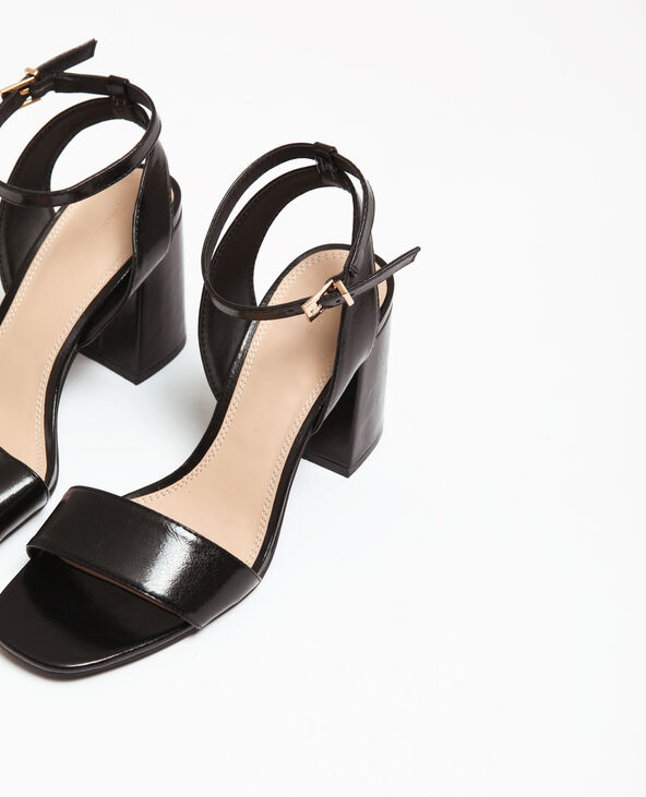 Sandales à talons larges noir - Pimkie