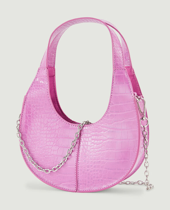 Sac rigide rond rose - Pimkie