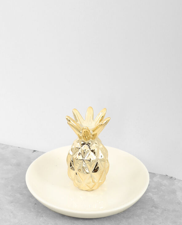 Petit vide-poches ananas doré - Pimkie