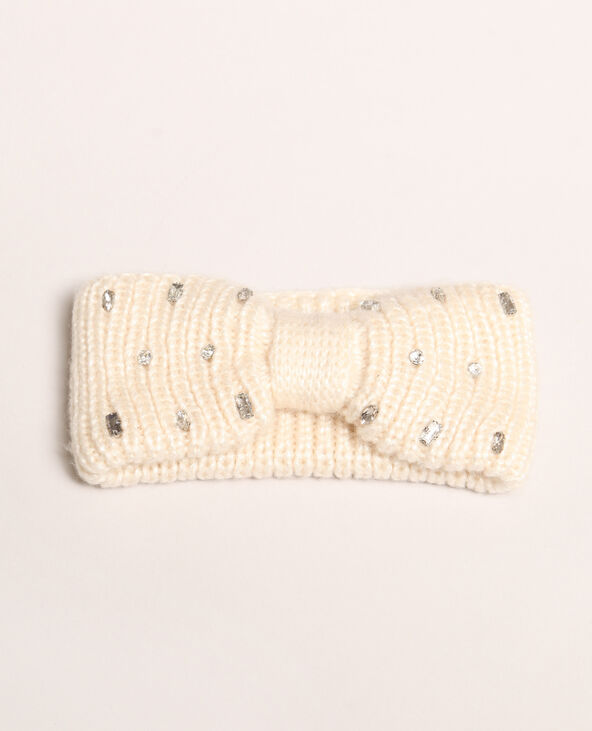 Headband à strass blanc - Pimkie