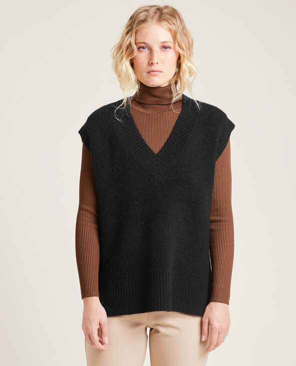 Pull sans manches oversize noir - Pimkie
