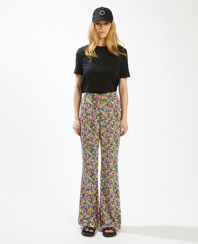 Pantalon à fleurs SMALL rouge - Pimkie