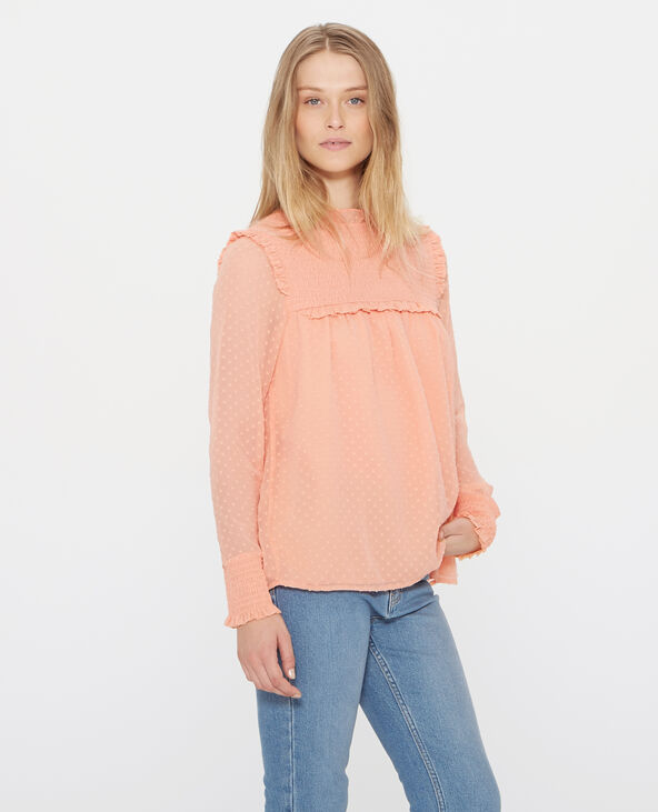 Blouse en plumetis rose - Pimkie