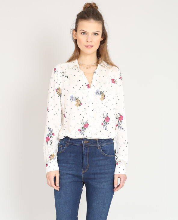 Chemise imprimée blanc - Pimkie