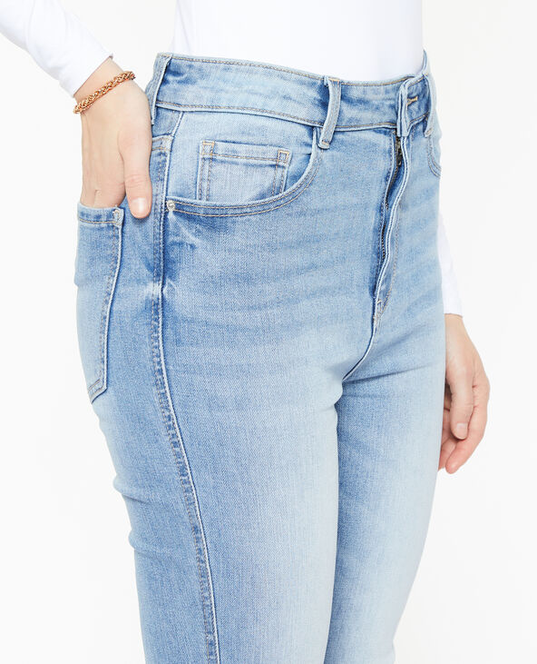 Jean flare taille haute bleu - Pimkie