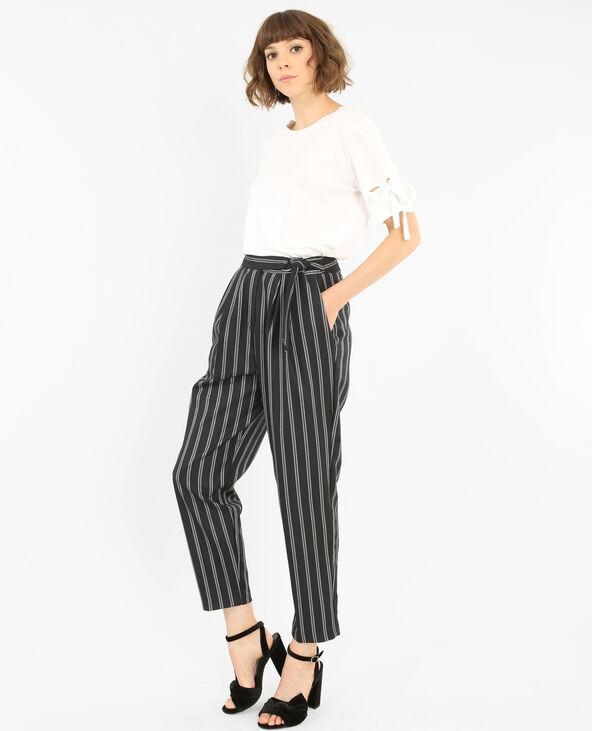 Pantalon carotte bleu marine - Pimkie