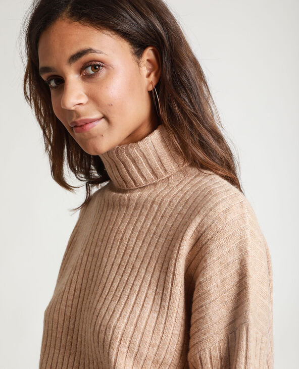 Pull côtelé beige - Pimkie