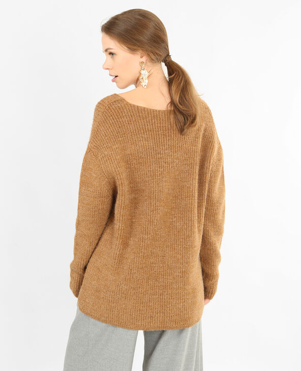 Pull en maille chaude camel - Pimkie