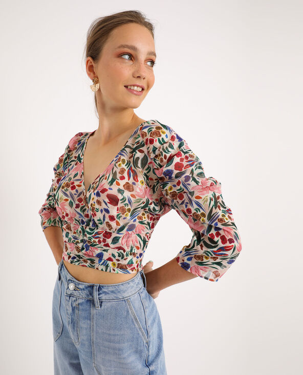 Blouse store fleurie pimkie
