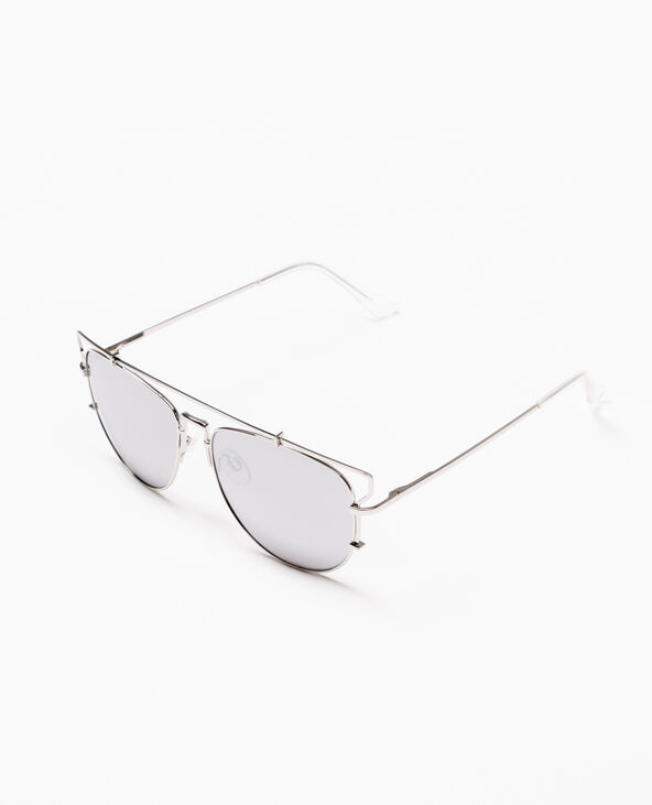 Lunettes monture métal argenté - Pimkie