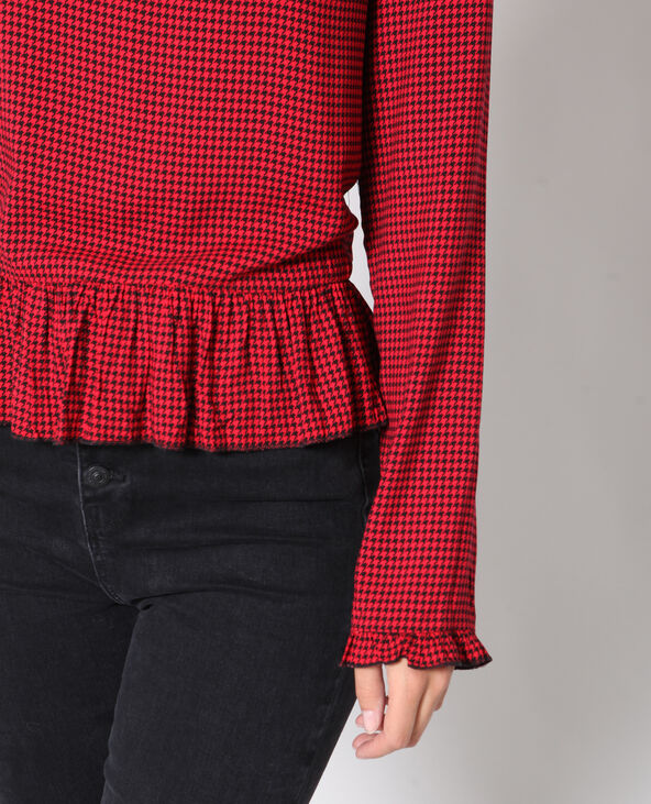 Blouse imprimée rouge - Pimkie