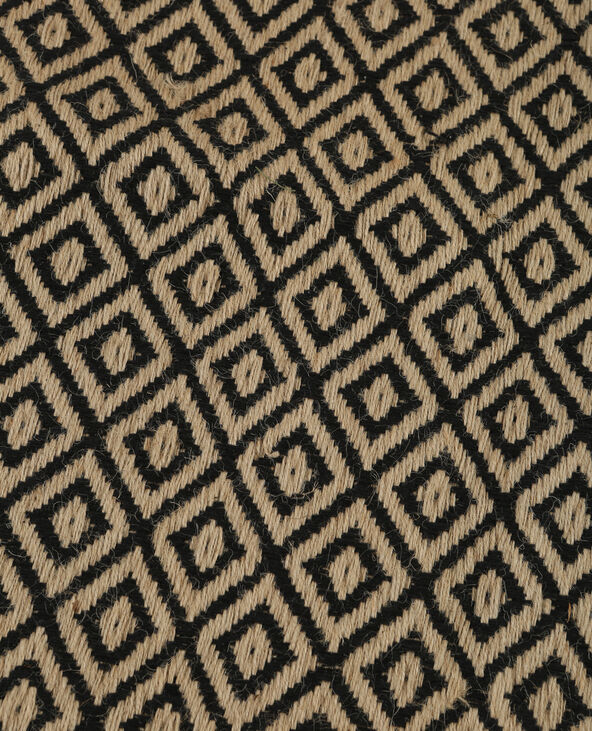Tapis en jute noir - Pimkie