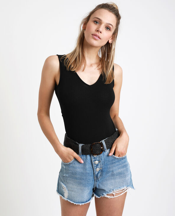 Body à dos ouvert noir - Pimkie