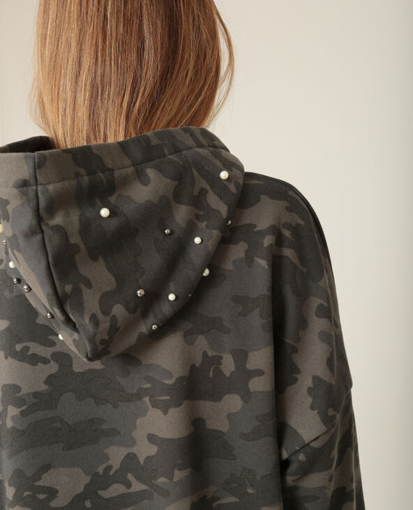 Sweat camouflage vert - Pimkie