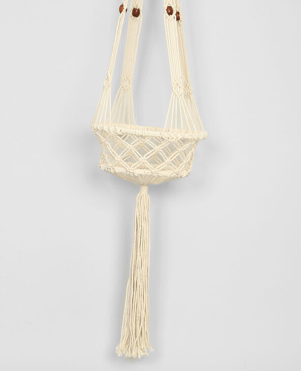 Suspension macramé écru - Pimkie