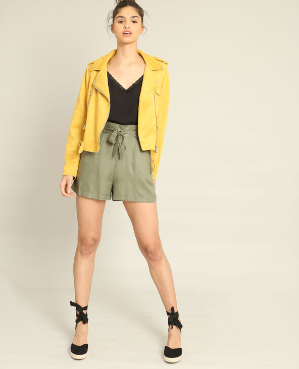 Short fluide vert de gris - Pimkie