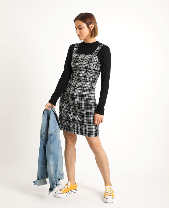 Robe à zip noir - Pimkie