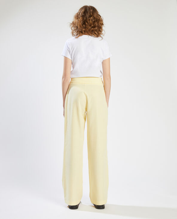 Pantalon fluide SMALL jaune - Pimkie