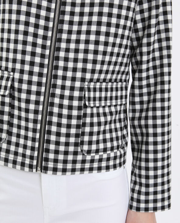 Veste vichy noir - Pimkie