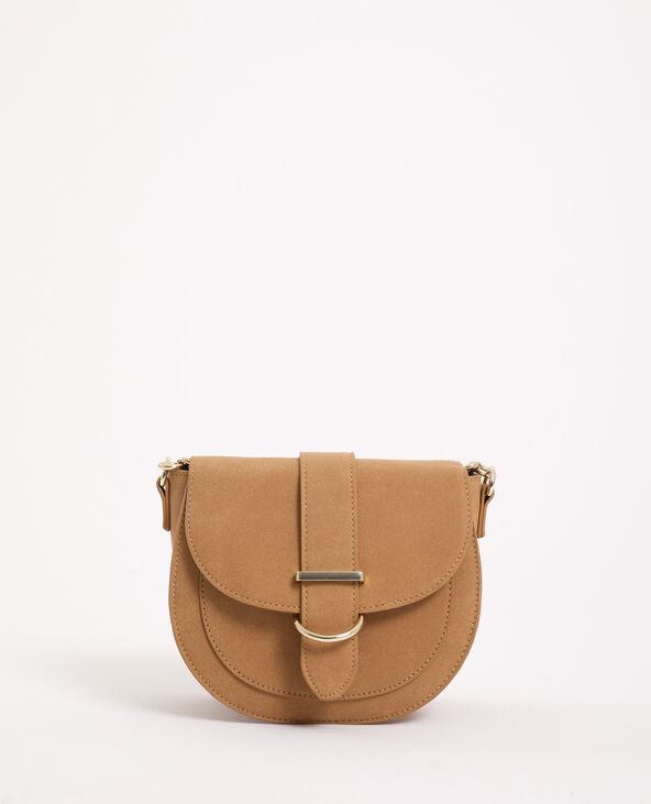 Sac top besace beige