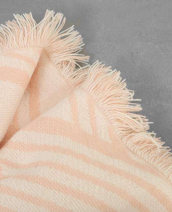 Plaid graphique rose clair - Pimkie