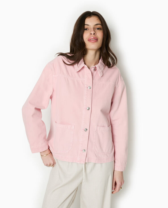 Surchemise en toile rose clair - Pimkie