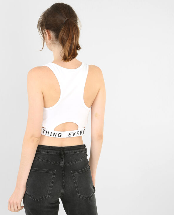 Brassière de sport blanc - Pimkie