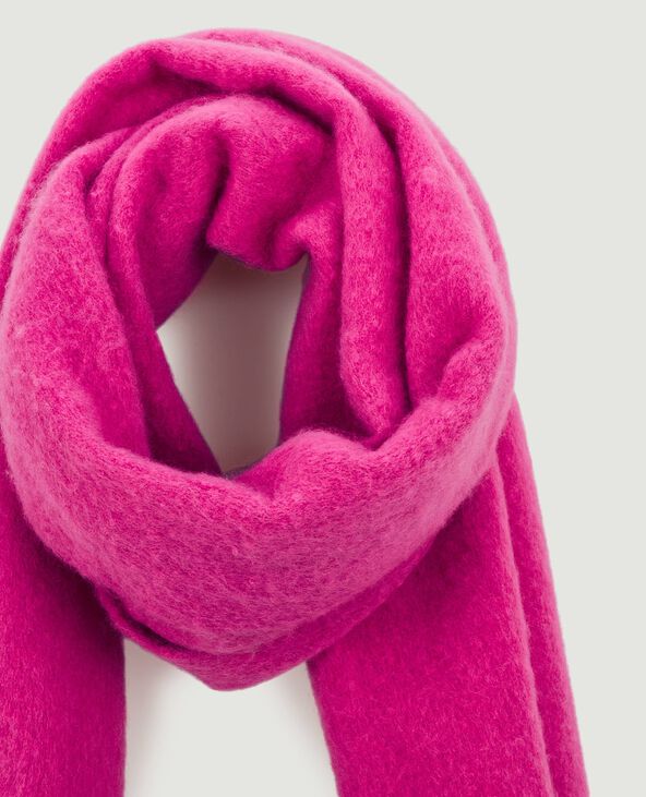 Grande écharpe en maille ultra douce rose - Pimkie