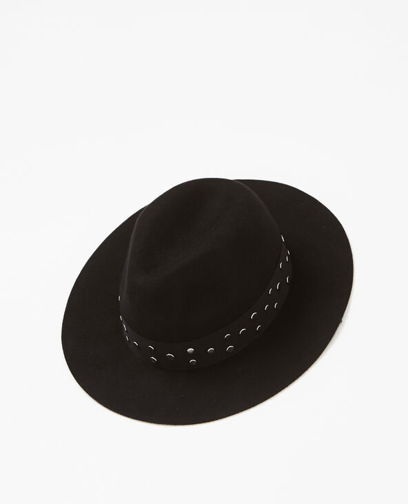Fedora bande cloutée noir - Pimkie