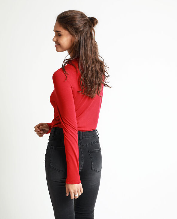 Sous pull rouge deals