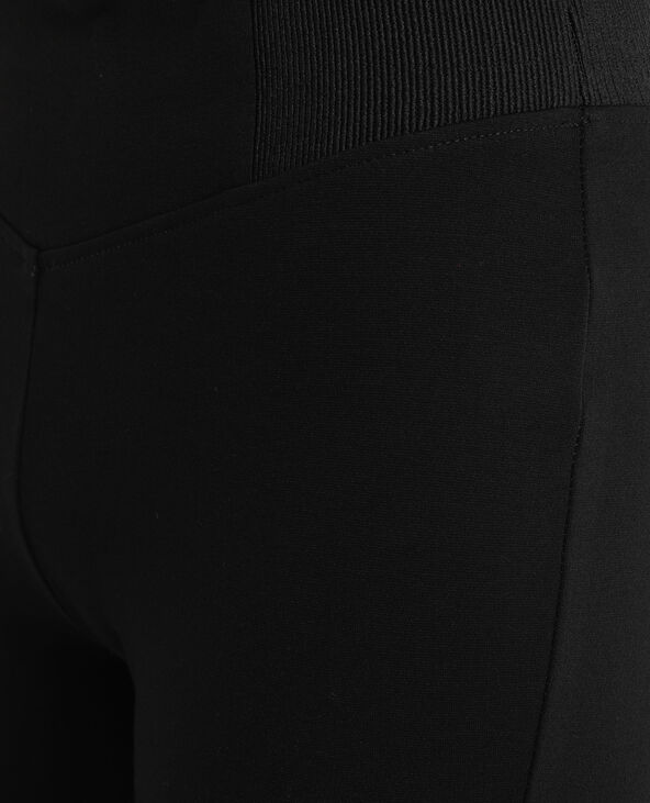 Fuseau taille élastiquée noir - Pimkie