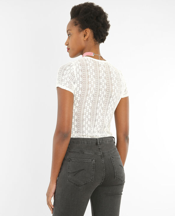 Body dentelle blanc - Pimkie