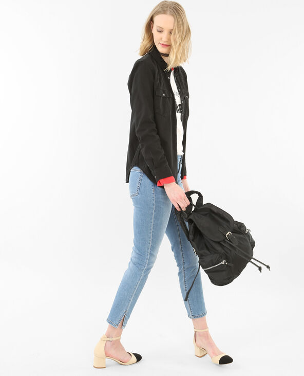 Chemise jean noir - Pimkie