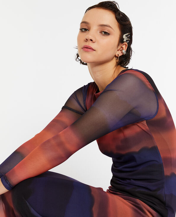 Robe longue en tulle rouge - Pimkie