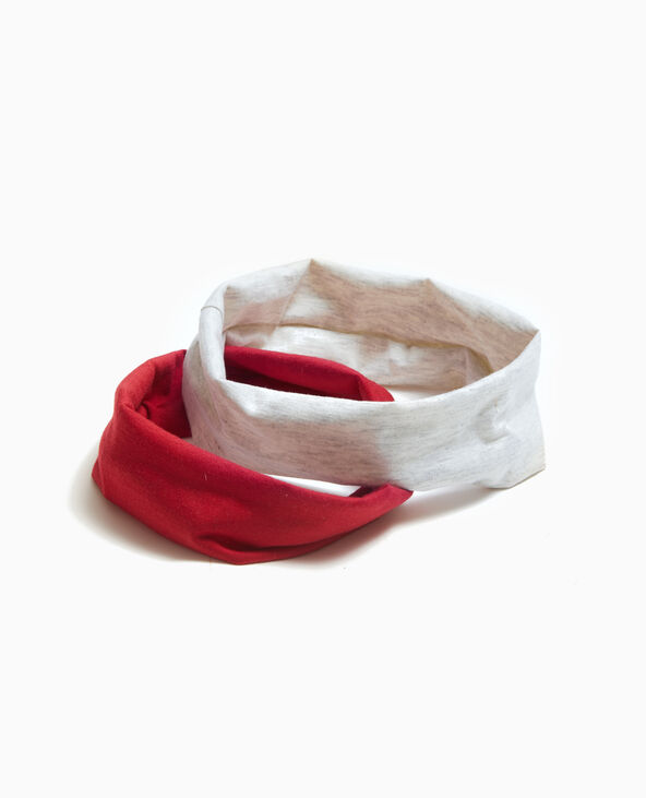 Lot de 2 bandeaux pour cheveux rouge - Pimkie