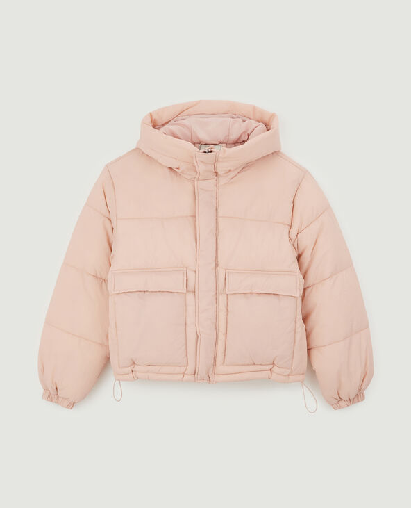 Doudoune à capuche rose - Pimkie