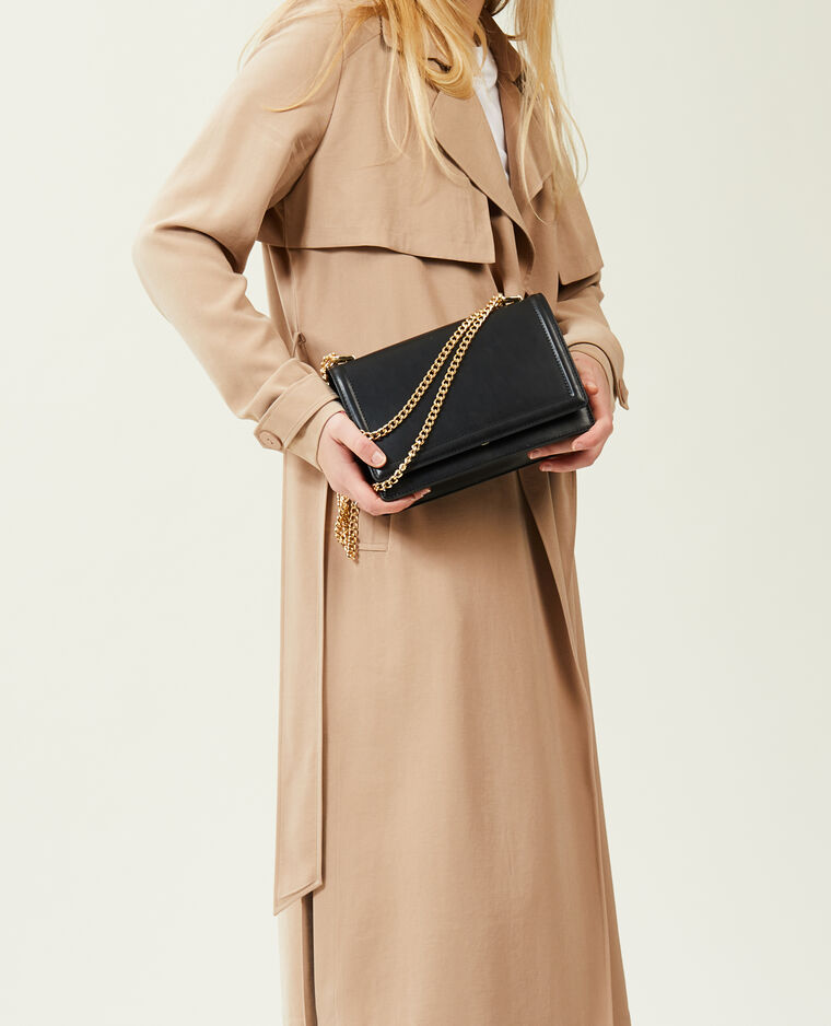 Sac rigide avec chaines noir - Pimkie