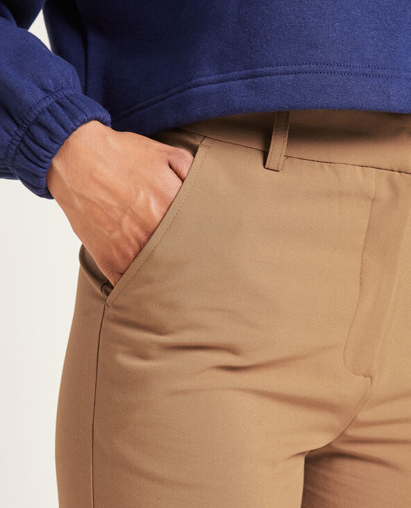 Pantalon camel sales taille haute