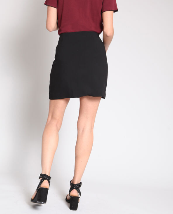 Jupe deals droite noir