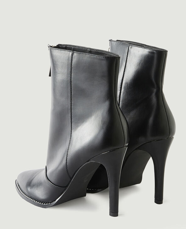 Bottines talons aiguille noir - Pimkie