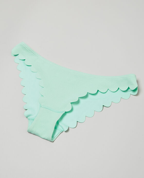 Bas de maillot de bain pétales bleu turquoise - Pimkie