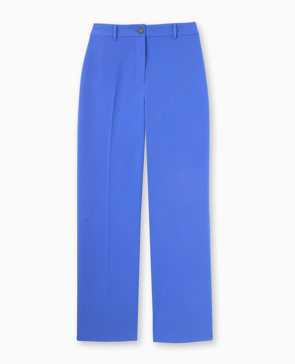 Pantalon city droit bleu électrique - Pimkie
