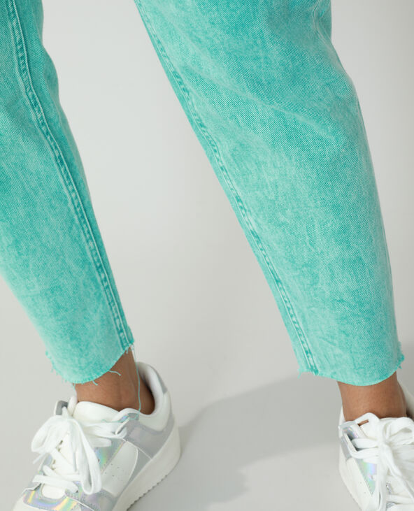 Jean mom high waist vert clair - Pimkie